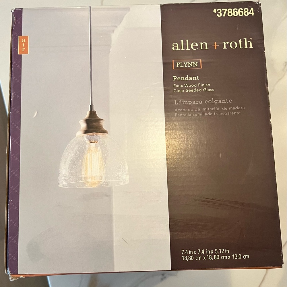Allen + Roth Flynn Pendant - Picture 2 of 3